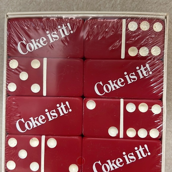Vintage 1980s Coca Cola Dominos - Picture 2 of 2